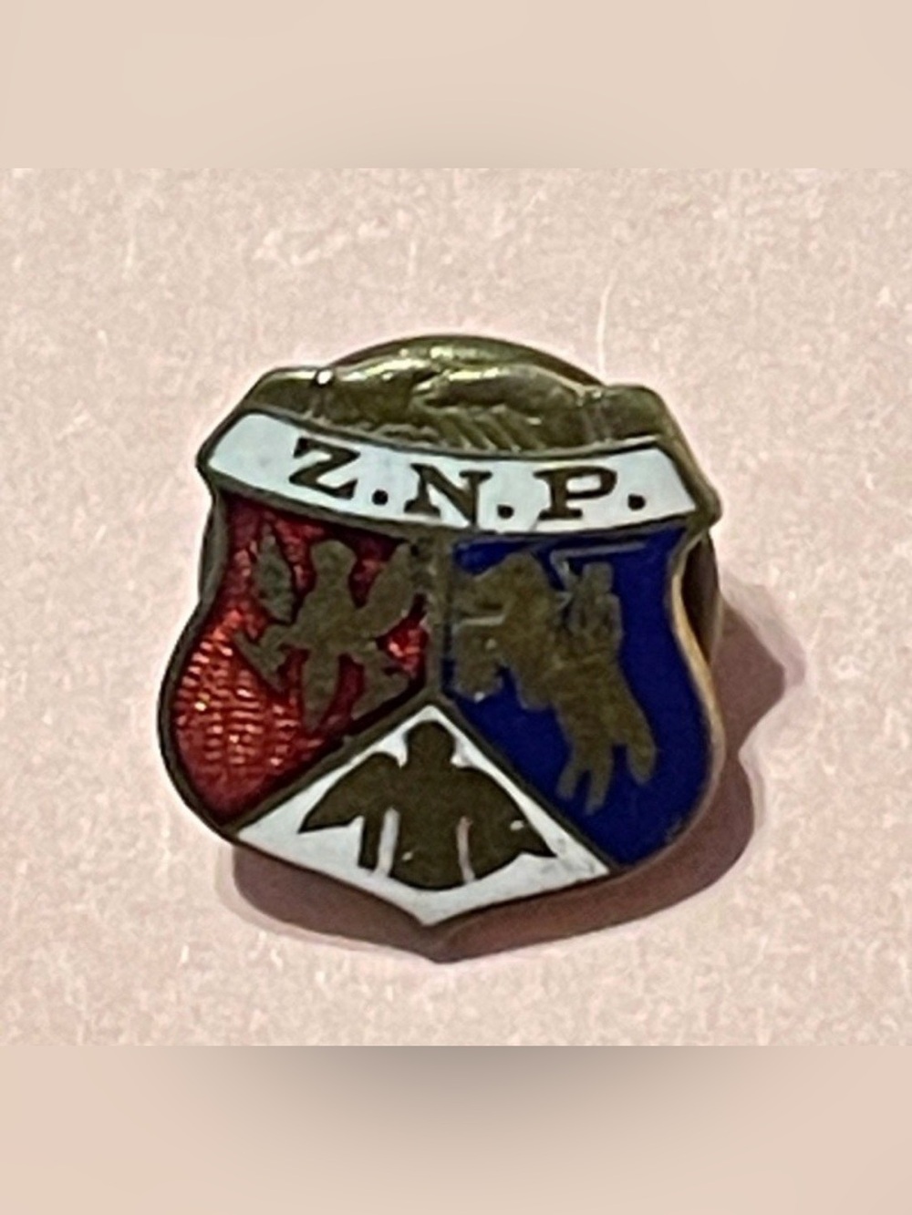 Vintage Z.N.P Enamel Pin #7041